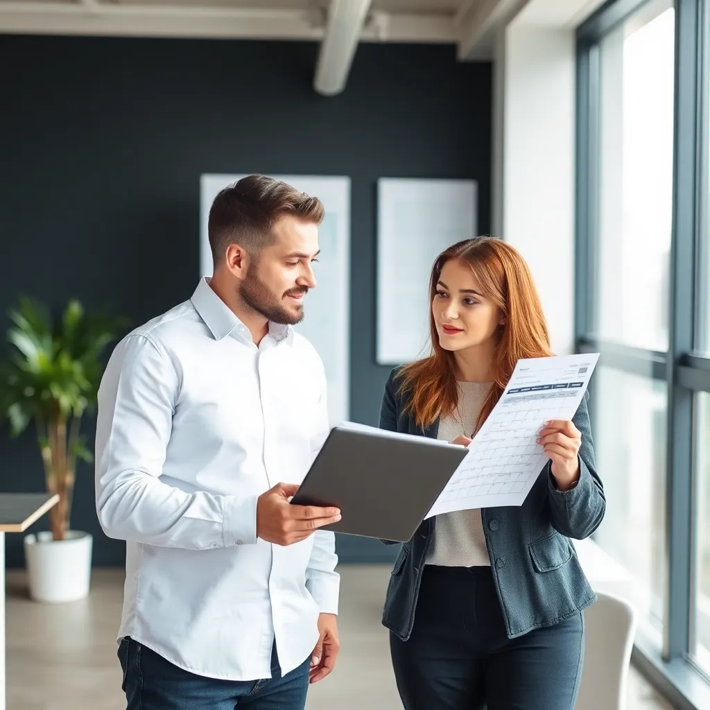 Odborník na time management konzultuje s klientom pracovný kalendár